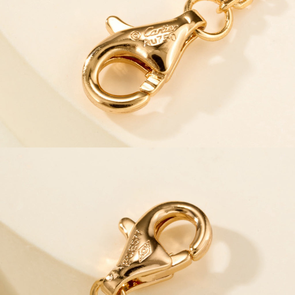 [Limara] LOVE DOUBLE RING FULL DIAMOND BRACELET