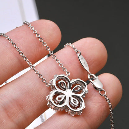 [Limara]LOOP NECKLACE FULL MOTIF DIAMOND 16MM MULTIPLE COLORS