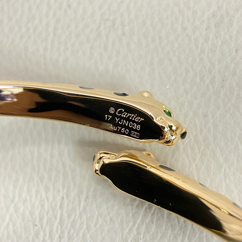 [Limara] PANTHERE DOUBLE HEADED OPEN BRACELET