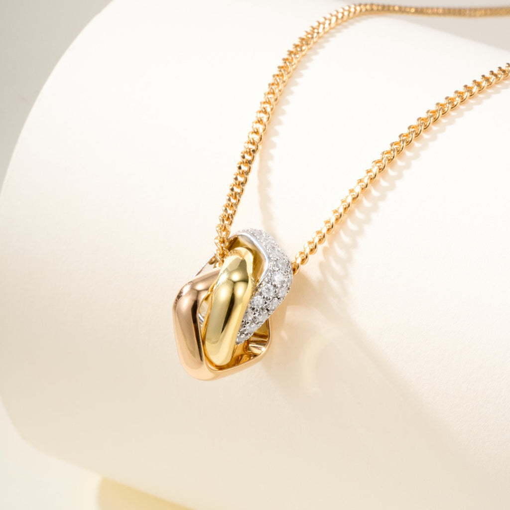 [Limara] TRINITY CUSHION NECKLACE COLLECTION
