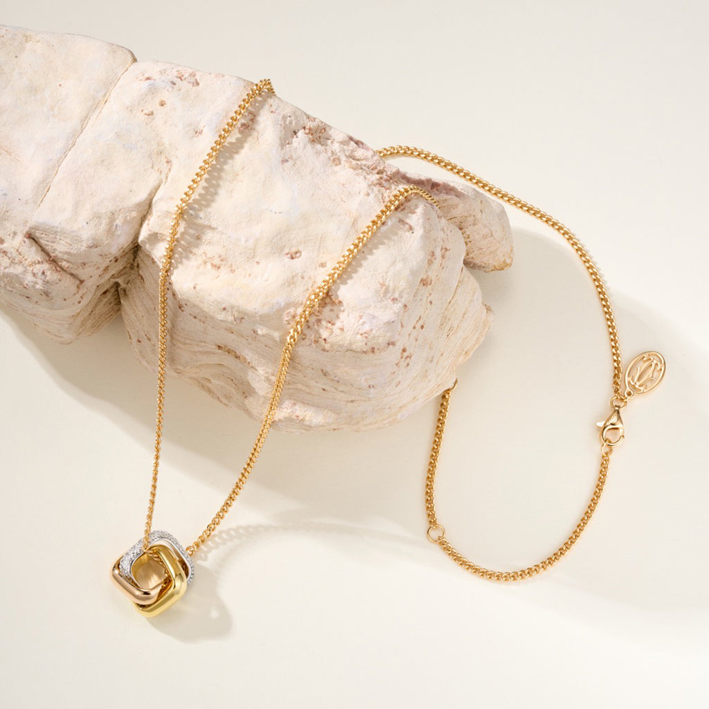 [Limara] TRINITY CUSHION NECKLACE COLLECTION