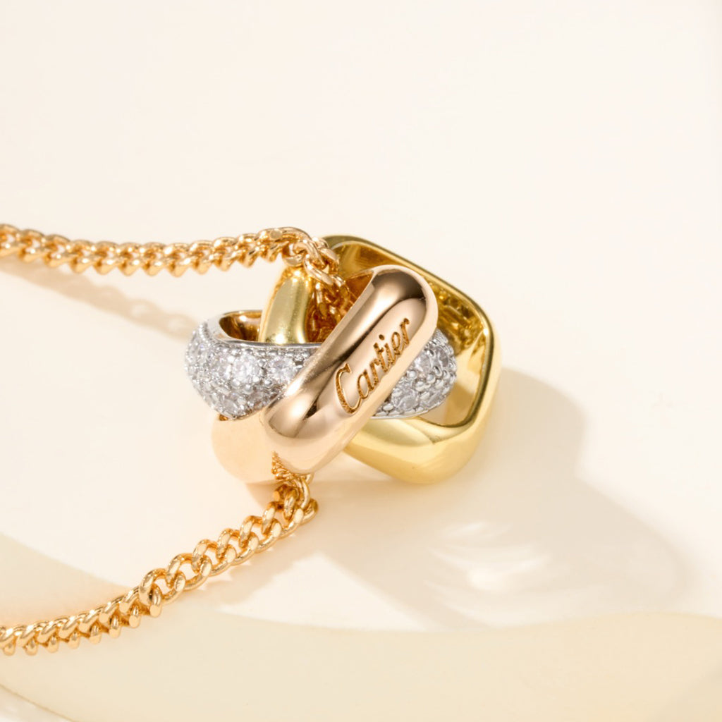 [Limara] TRINITY CUSHION NECKLACE COLLECTION