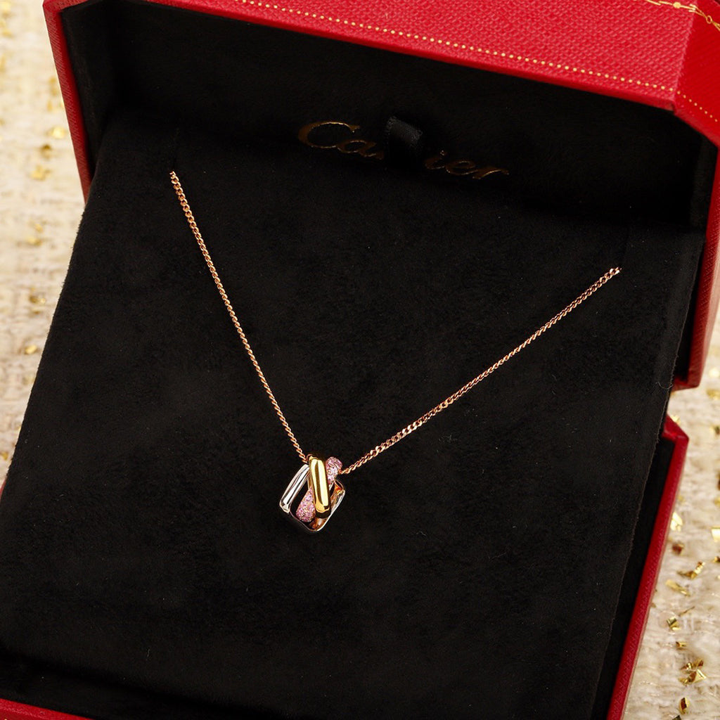 [Limara] TRINITY CUSHION NECKLACE COLLECTION