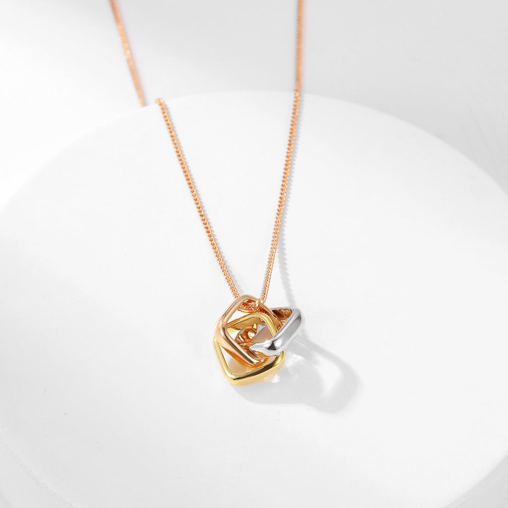 [Limara] TRINITY CUSHION NECKLACE COLLECTION