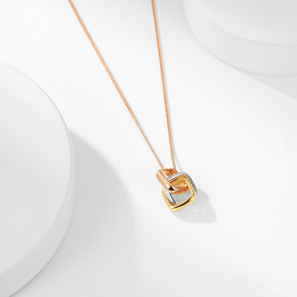 [Limara] TRINITY CUSHION NECKLACE COLLECTION
