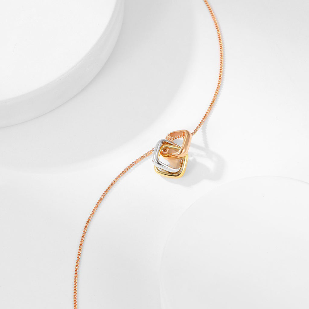 [Limara] TRINITY CUSHION NECKLACE COLLECTION