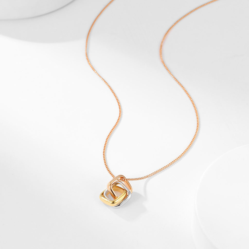 [Limara] TRINITY CUSHION NECKLACE COLLECTION