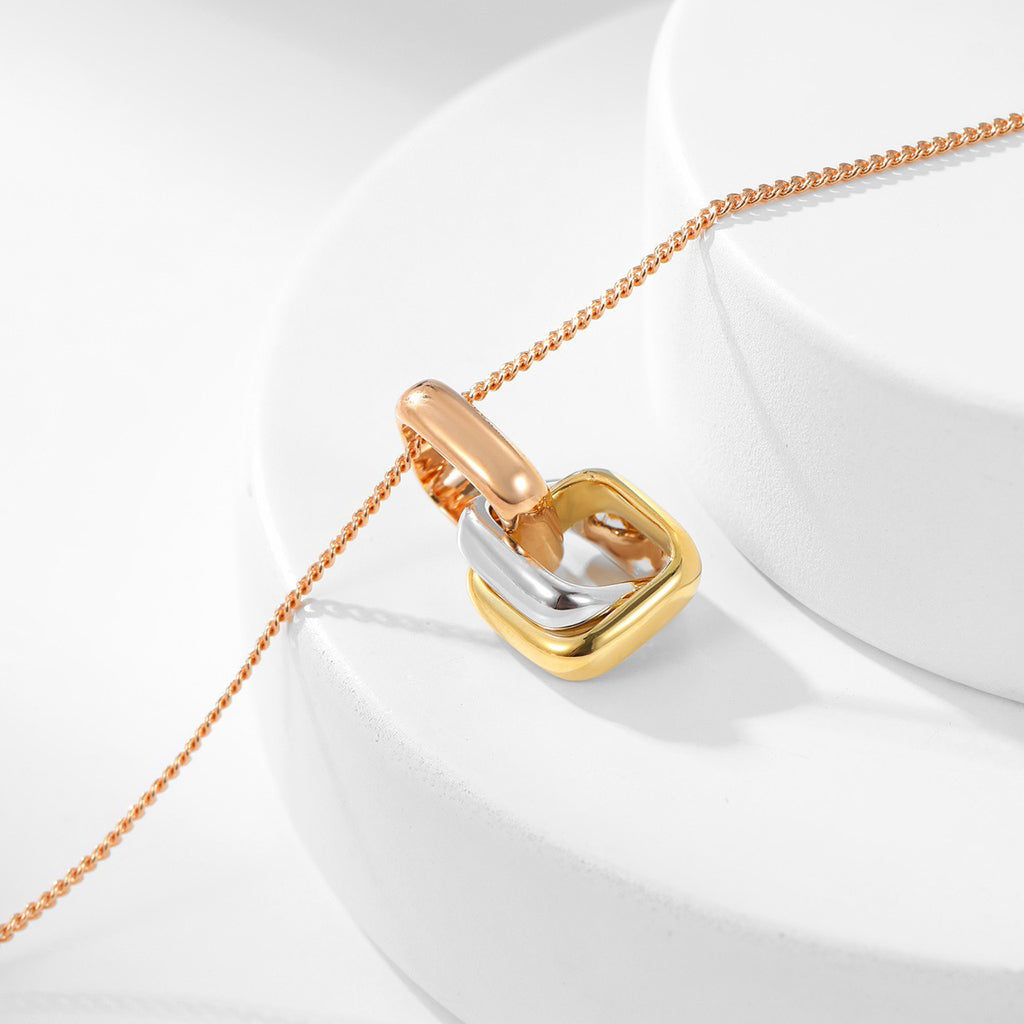 [Limara] TRINITY CUSHION NECKLACE COLLECTION