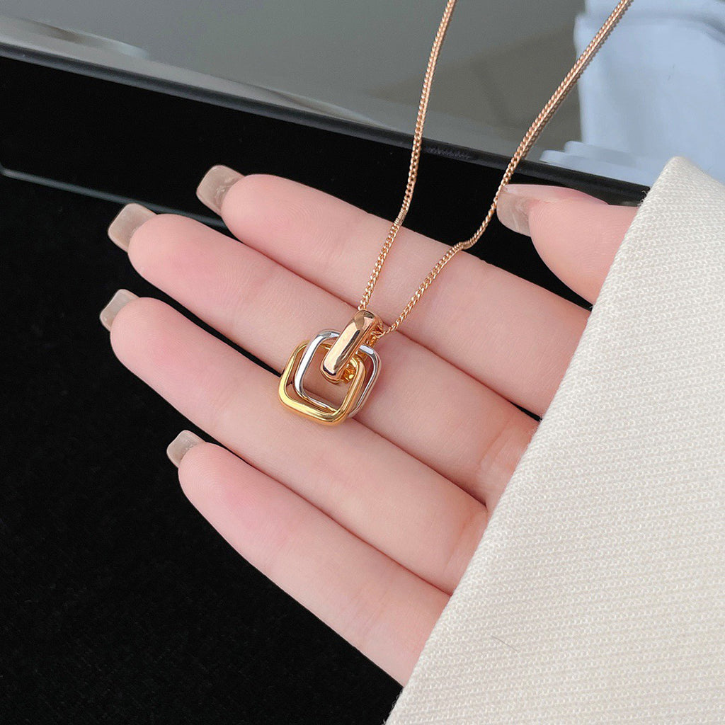 [Limara] TRINITY CUSHION NECKLACE COLLECTION