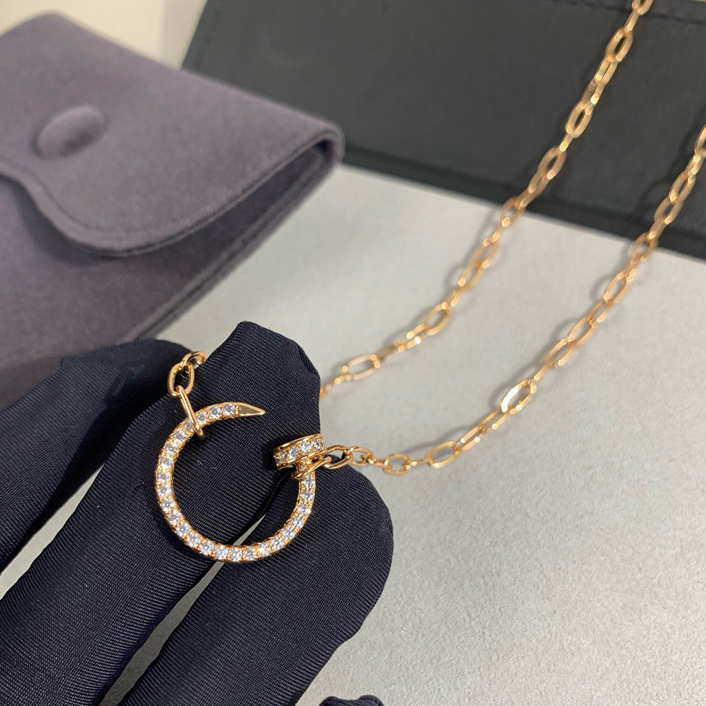 [Limara] JUSTE NECKLACE FULL DIAMONDS