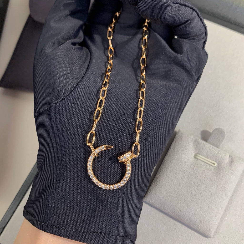 [Limara] JUSTE NECKLACE FULL DIAMONDS