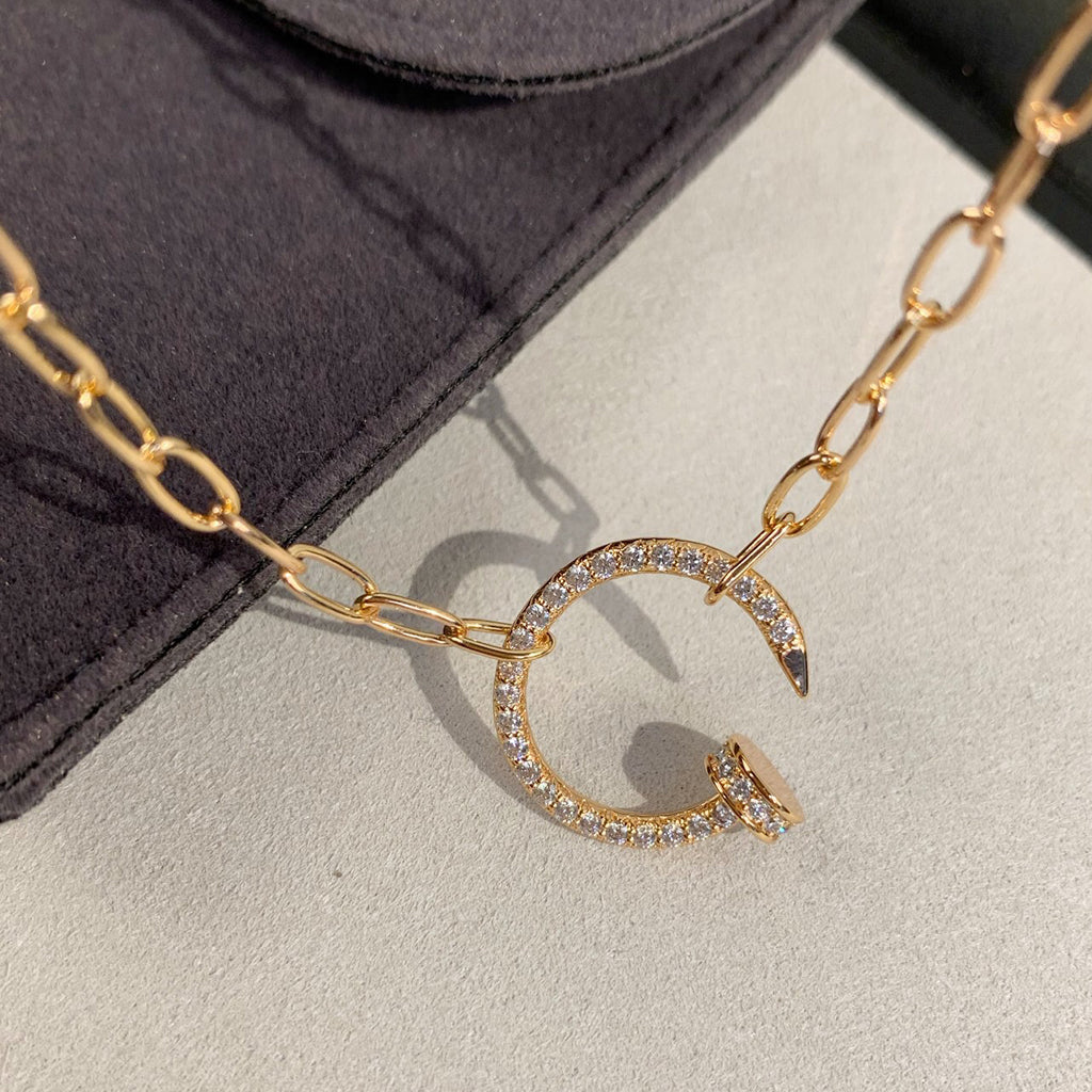 [Limara] JUSTE NECKLACE FULL DIAMONDS