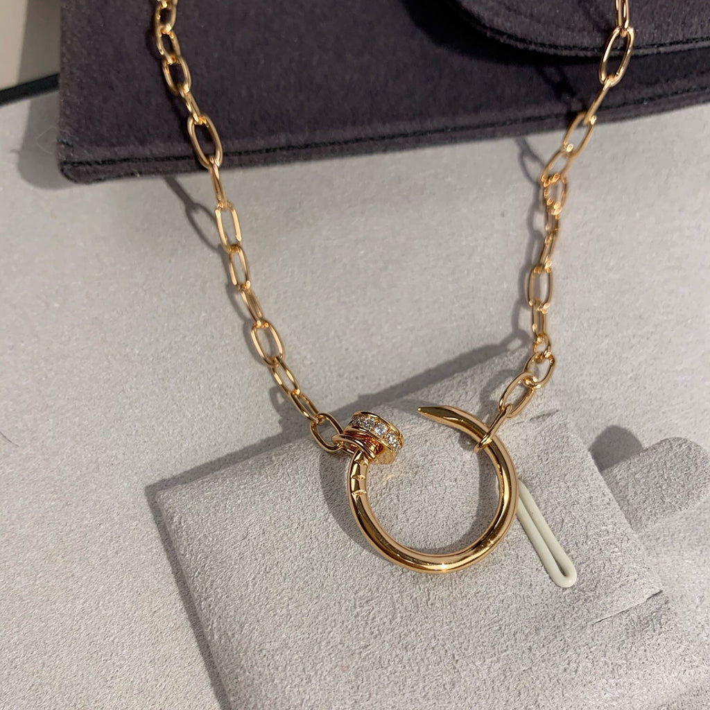 [Limara] JUSTE NECKLACE FULL DIAMONDS