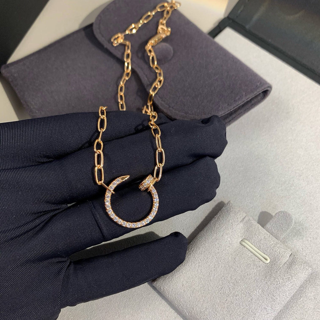 [Limara] JUSTE NECKLACE FULL DIAMONDS