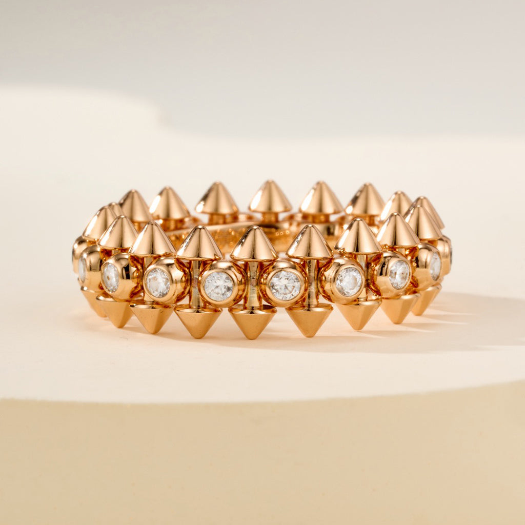 [Limara] CLASH 6.8MM DIAMOND MEDIUM RING