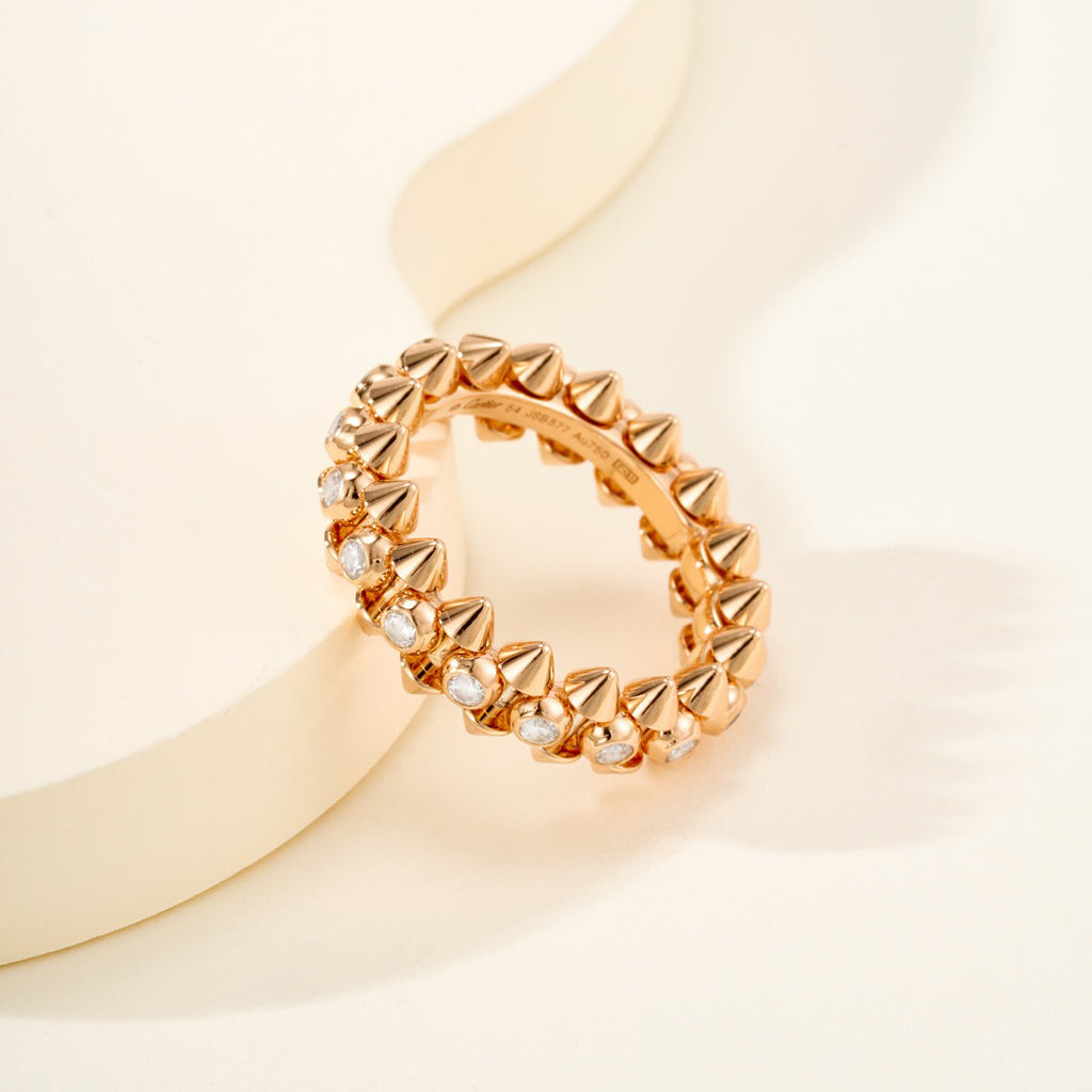 [Limara] CLASH 6.8MM DIAMOND MEDIUM RING