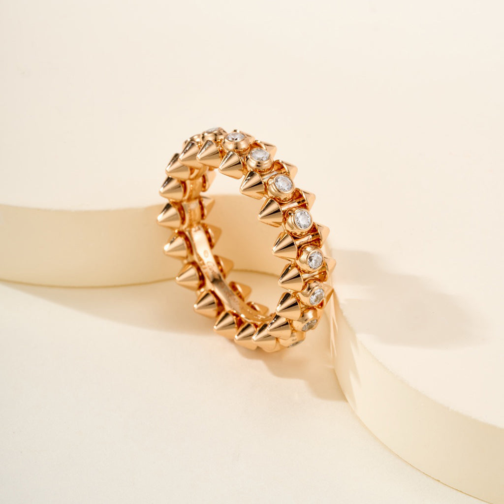 [Limara] CLASH 6.8MM DIAMOND MEDIUM RING