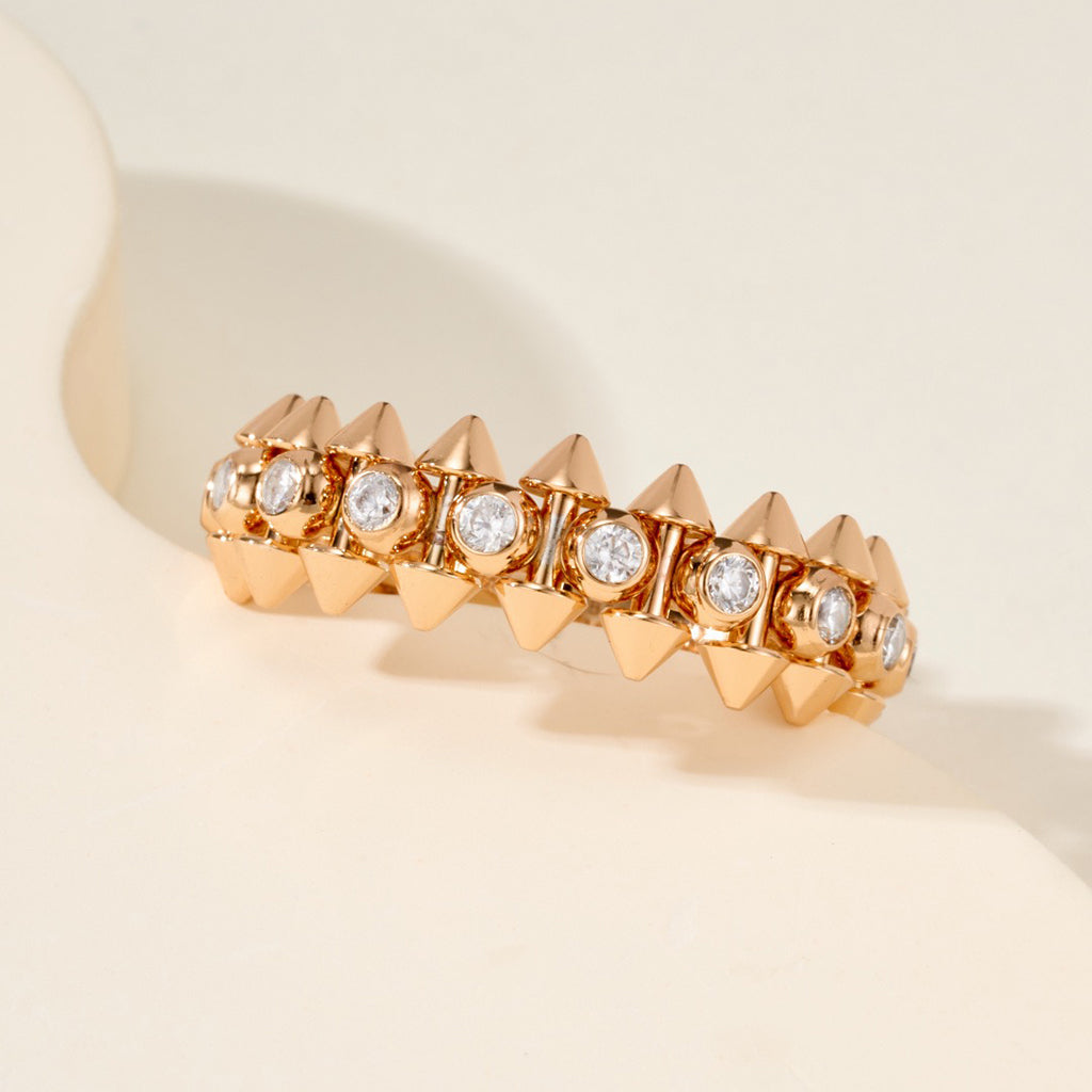 [Limara] CLASH 6.8MM DIAMOND MEDIUM RING