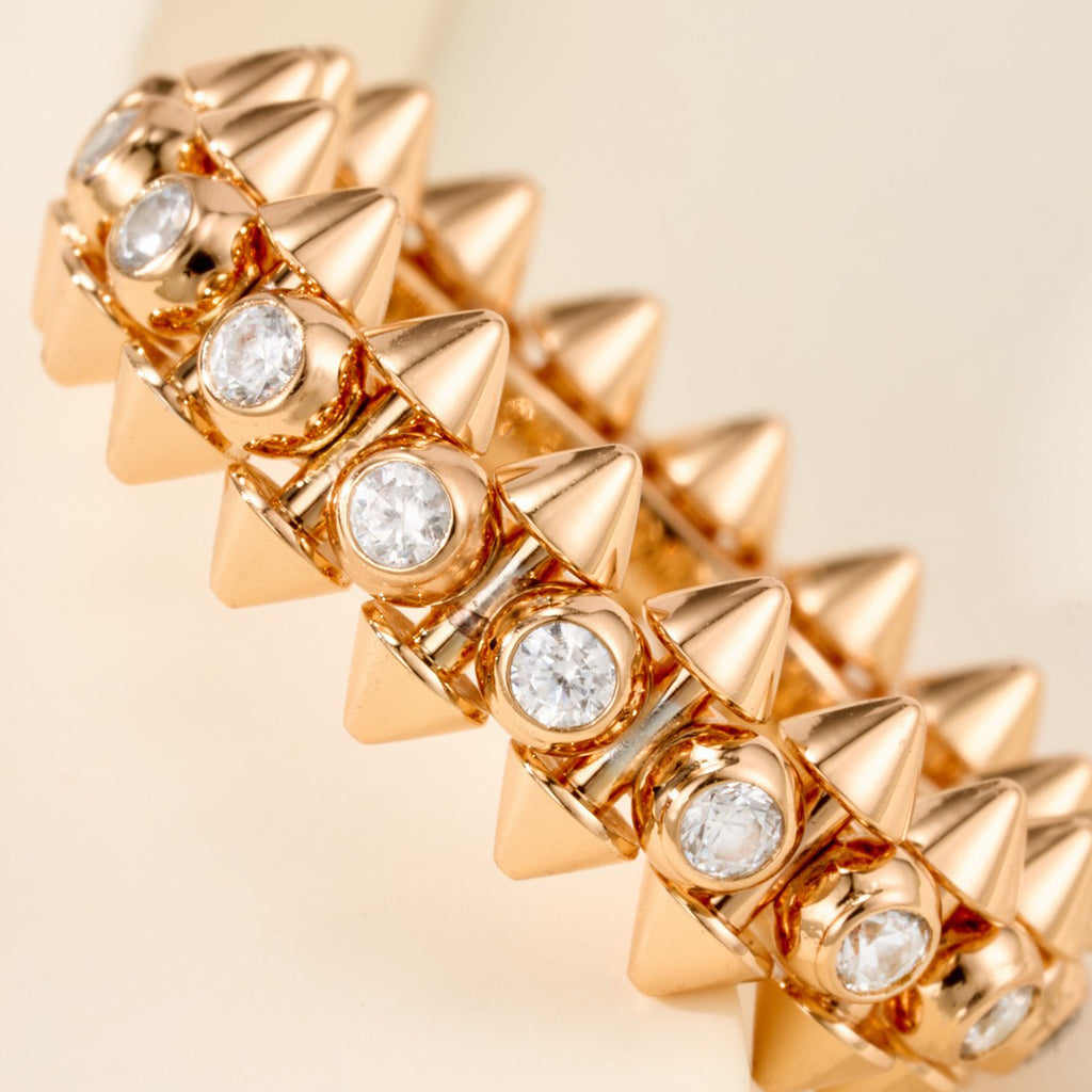 [Limara] CLASH 6.8MM DIAMOND MEDIUM RING