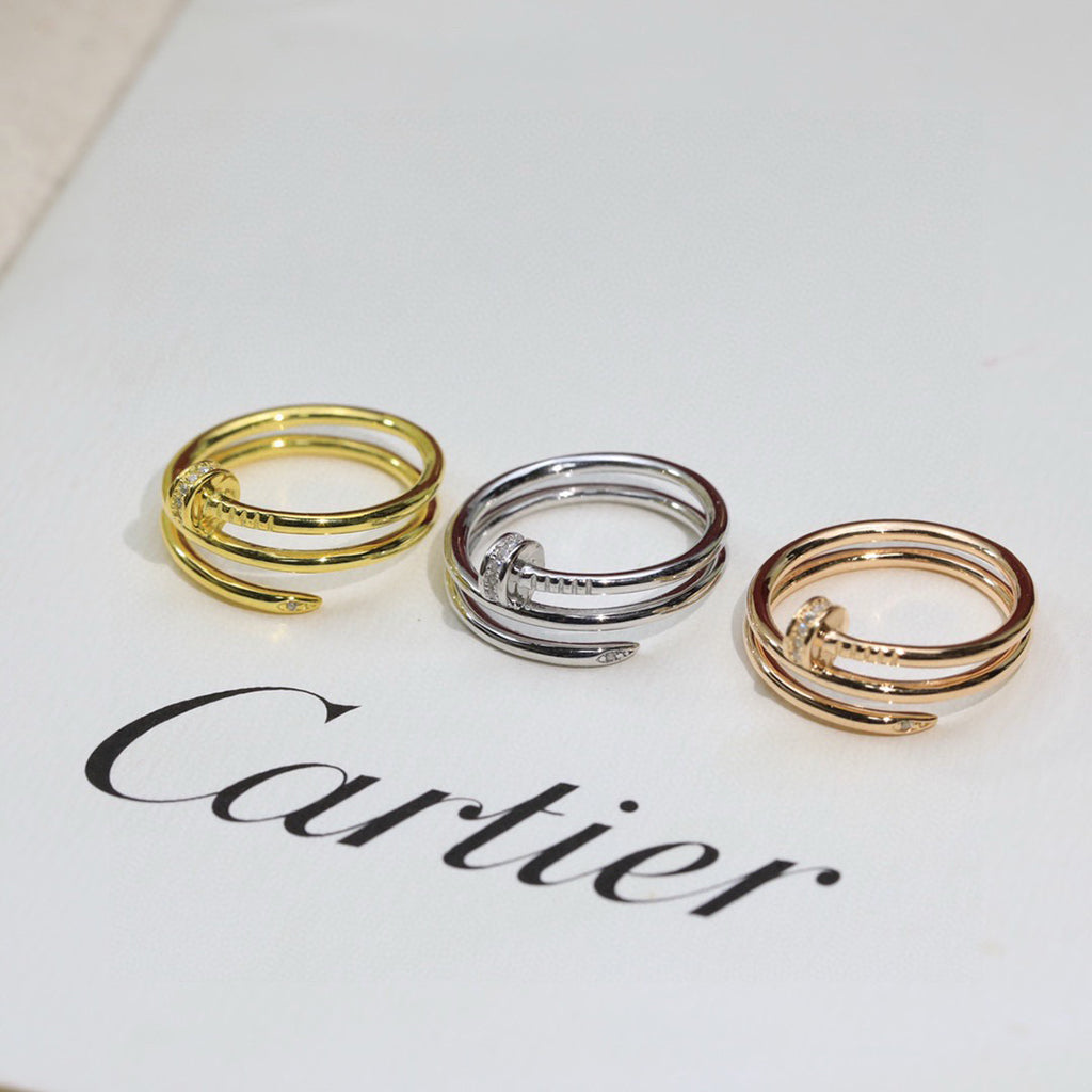 [Limara] JUSTE RING 4.8MM HALF DIAMOND