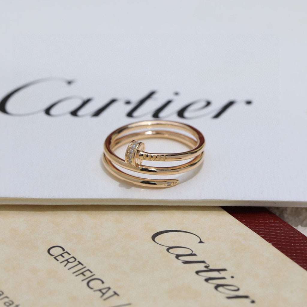 [Limara] JUSTE RING 4.8MM HALF DIAMOND