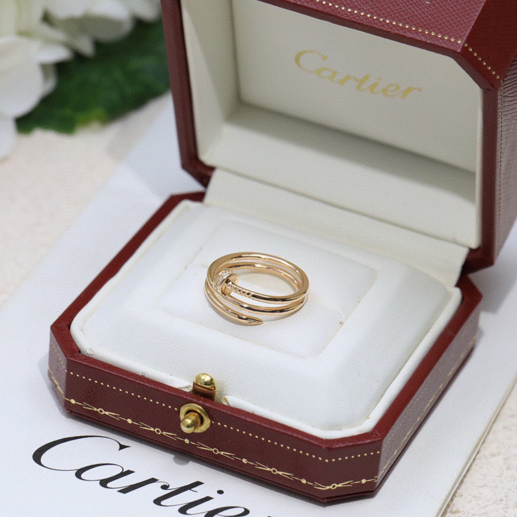 [Limara] JUSTE RING 4.8MM HALF DIAMOND