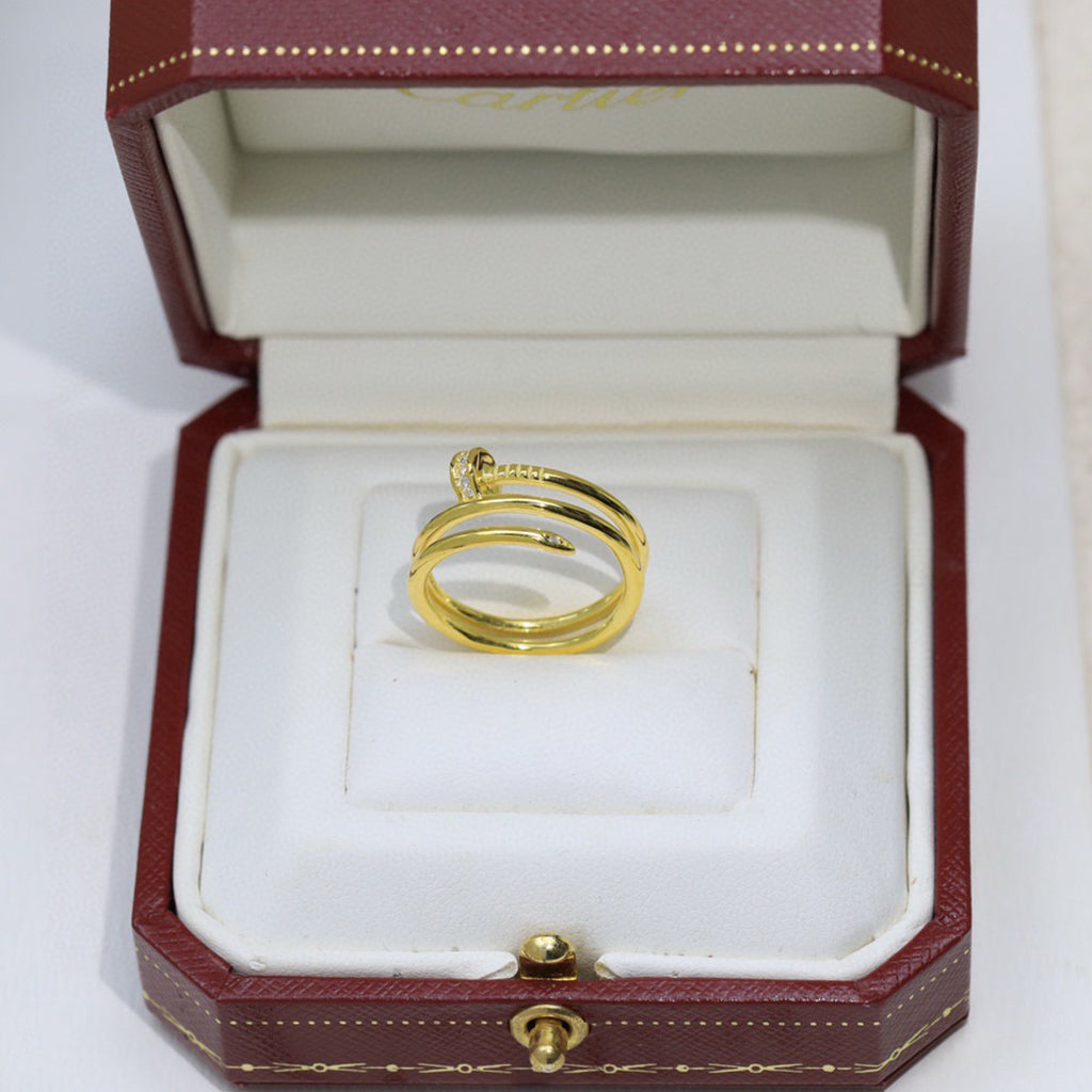 [Limara] JUSTE RING 4.8MM HALF DIAMOND