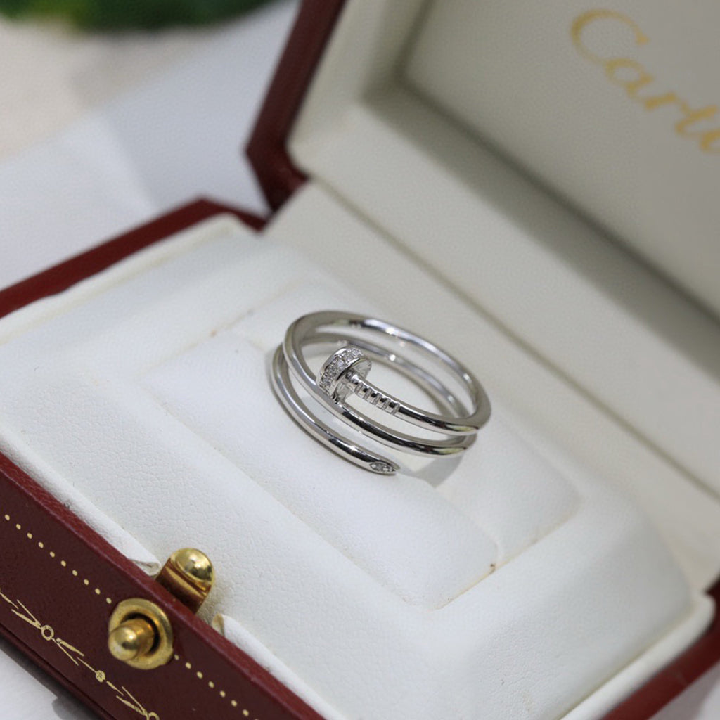 [Limara] JUSTE RING 4.8MM HALF DIAMOND