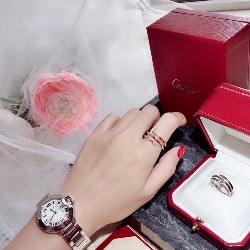 [Limara] JUSTE RING 4.8MM HALF DIAMOND