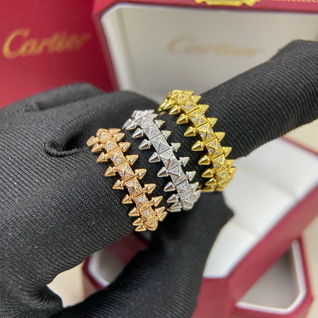 [Limara] CLASH 6.4MM SMALL FULL DIAMOND RING