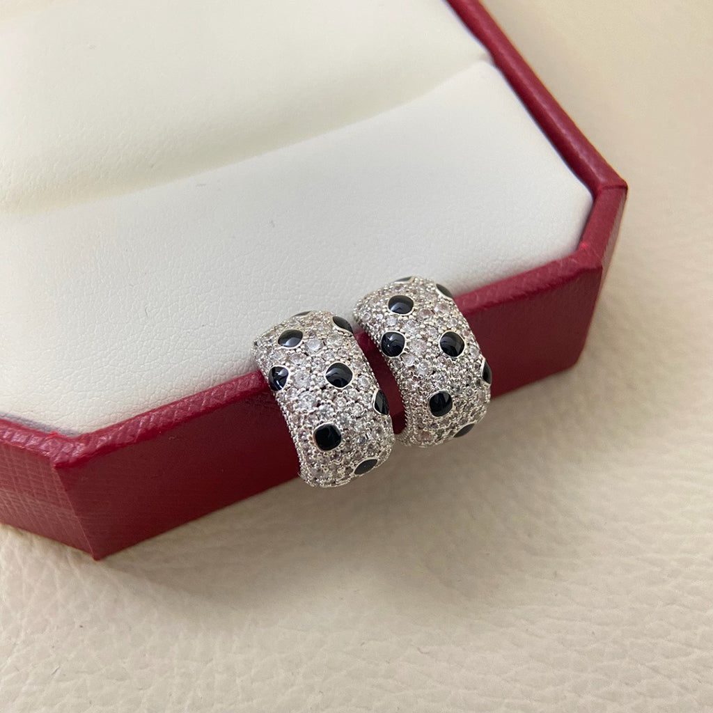 [Limara] PANTHERE MINI FULL DIAMOND EARRINGS