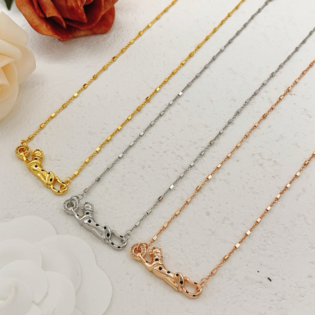 [Limara] PANTHERE FULL DIAMOND NECKLACE
