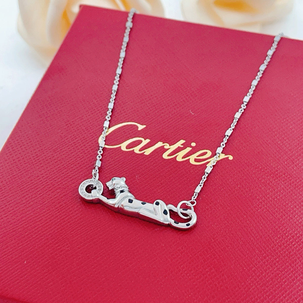 [Limara] PANTHERE FULL DIAMOND NECKLACE