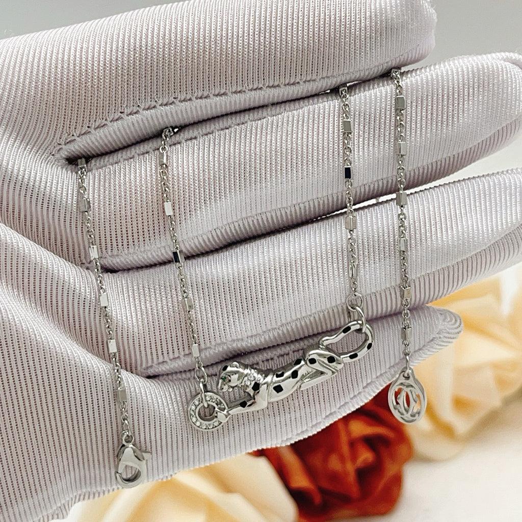[Limara] PANTHERE FULL DIAMOND NECKLACE
