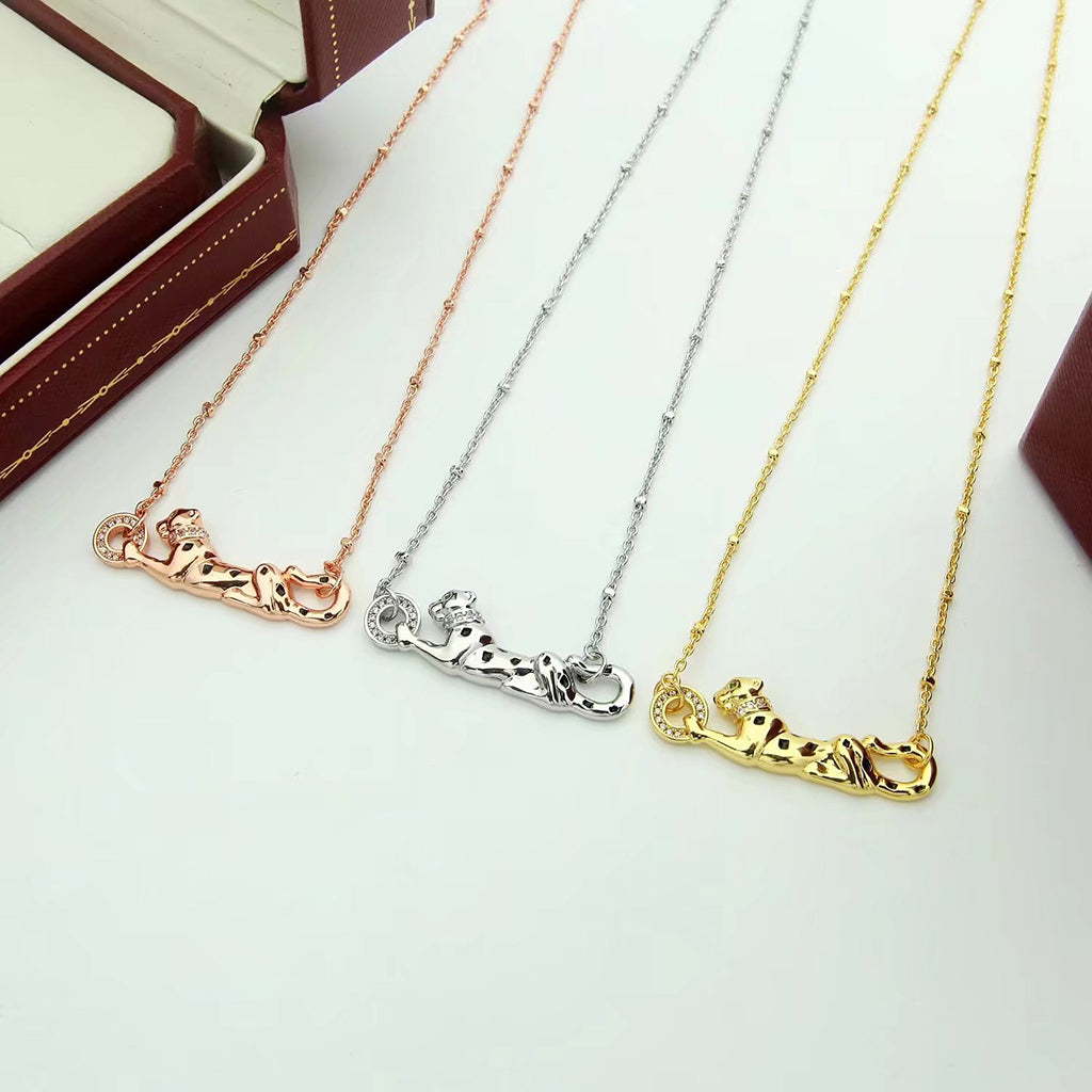 [Limara] PANTHERE FULL DIAMOND NECKLACE