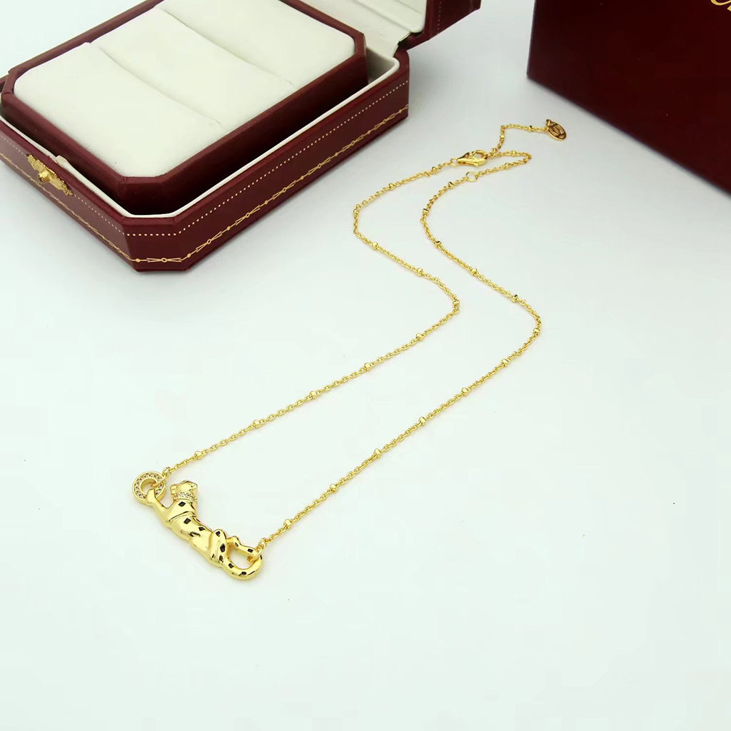 [Limara] PANTHERE FULL DIAMOND NECKLACE
