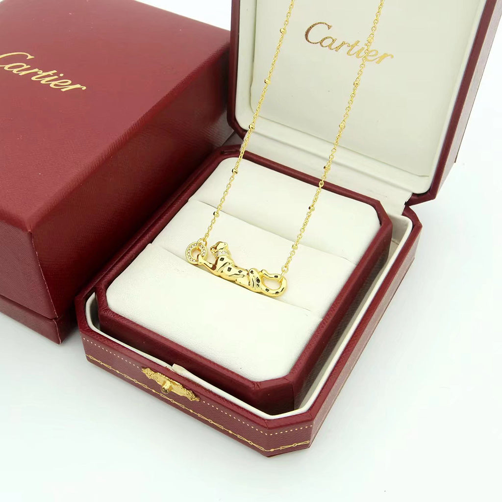 [Limara] PANTHERE FULL DIAMOND NECKLACE