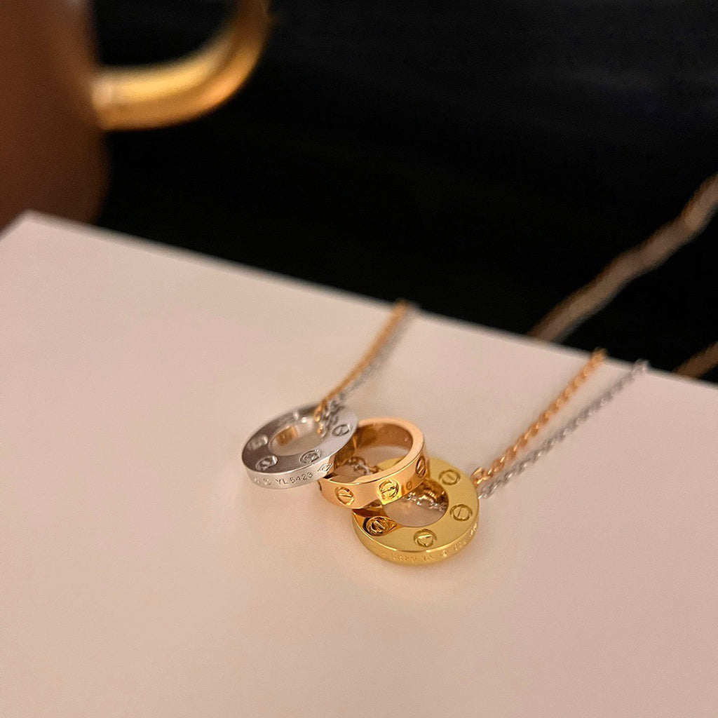 [Limara] LOVE 6 DIAMOND PENDANT NECKLACE