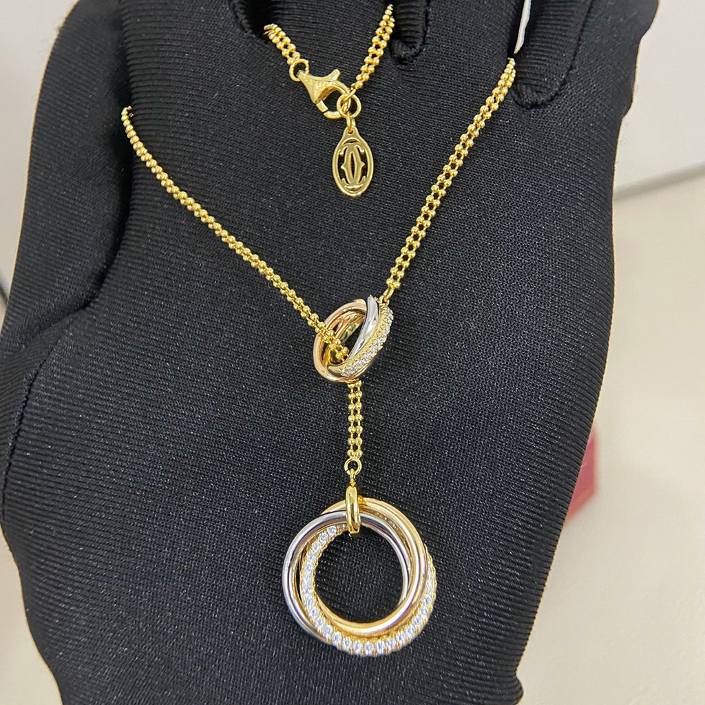 [Limara] TRINITY DIAMONDS NECKLACE