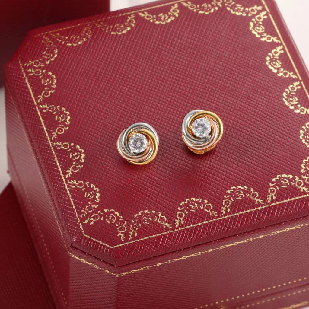 [Limara] TRINITY STUD DIAMOND EARRINGS