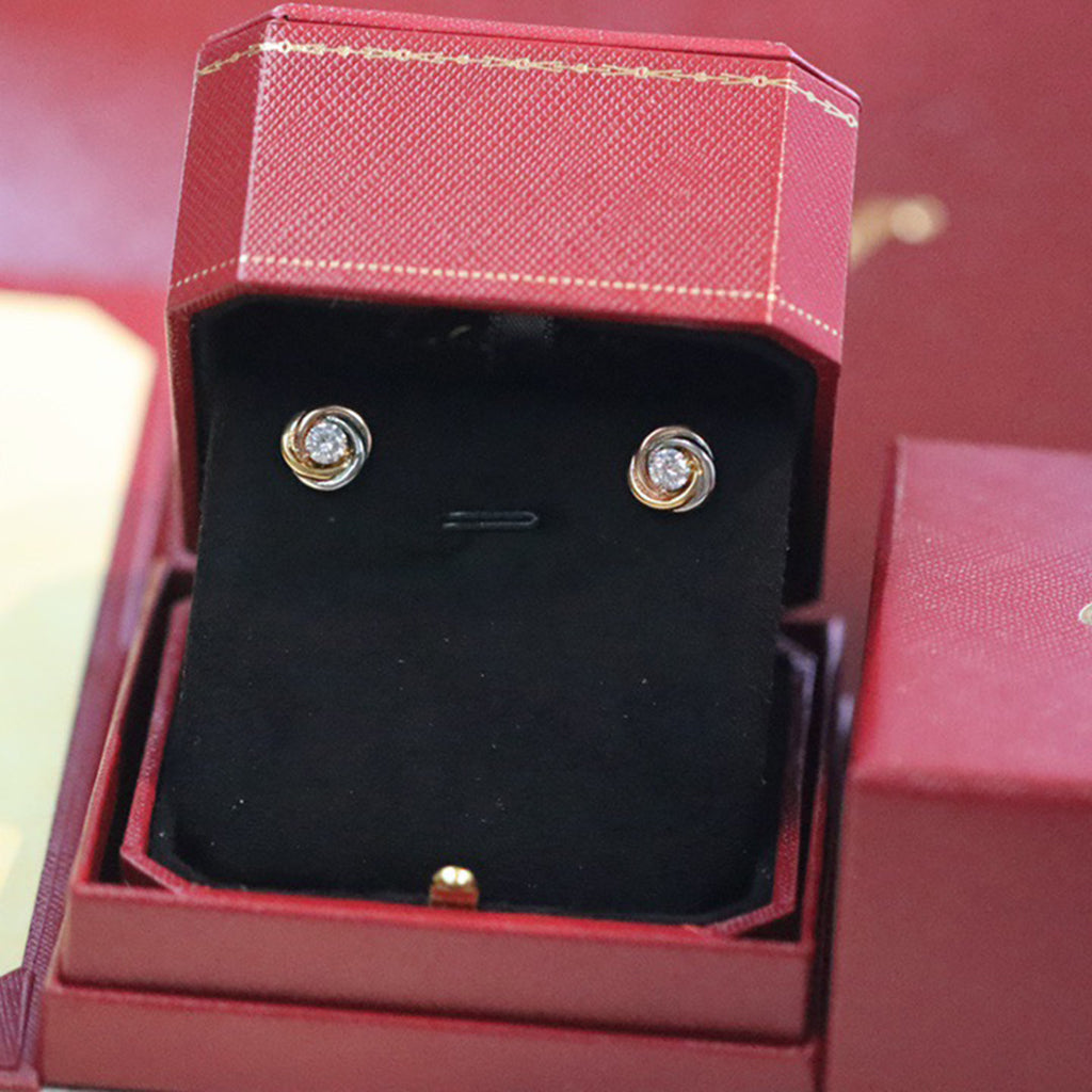 [Limara] TRINITY STUD DIAMOND EARRINGS