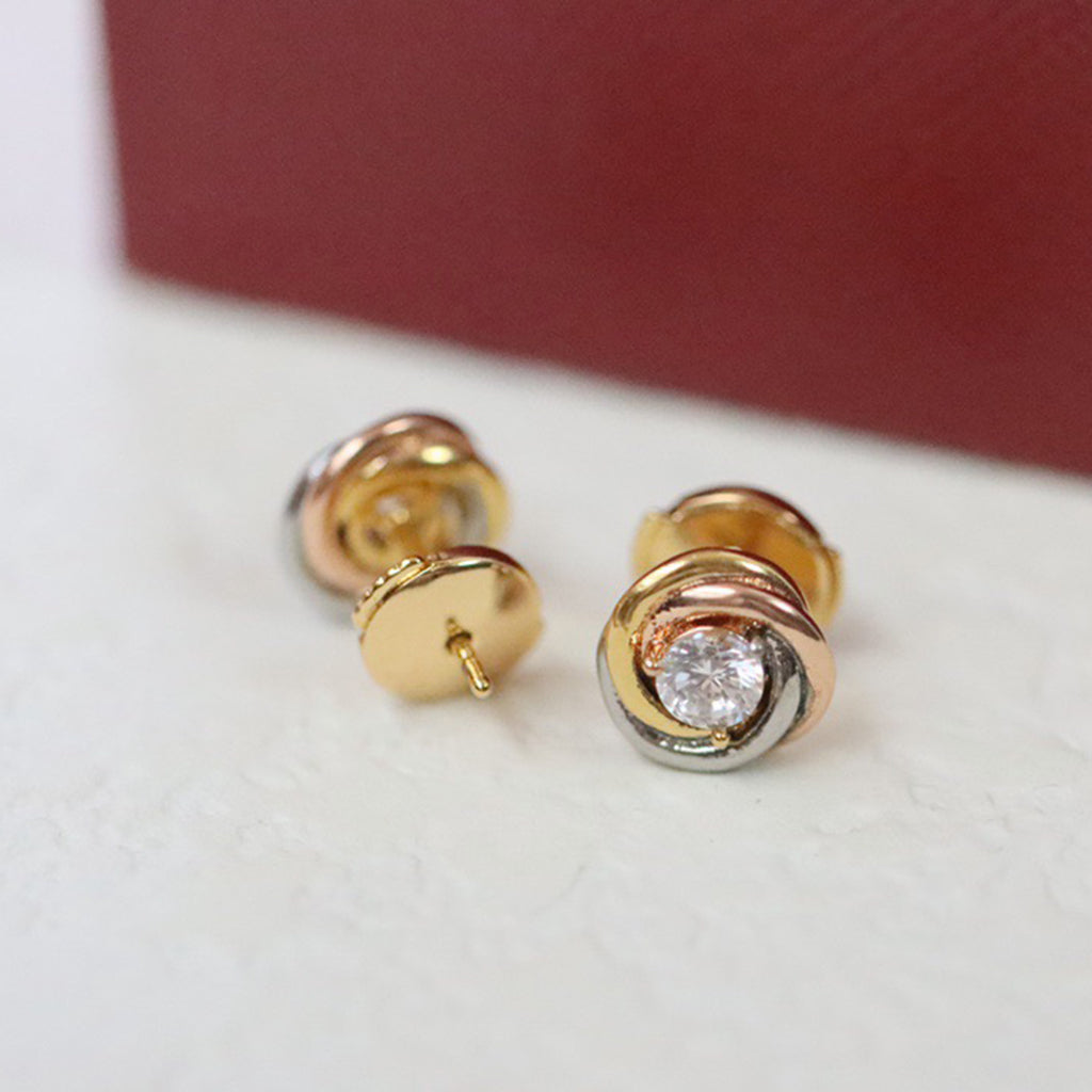 [Limara] TRINITY STUD DIAMOND EARRINGS