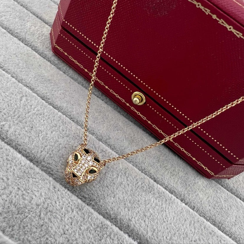 [Limara] PANTHERE FULL DIAMOND NECKLACE