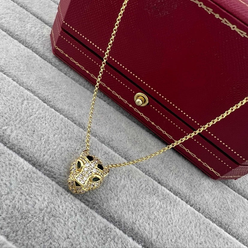 [Limara] PANTHERE FULL DIAMOND NECKLACE