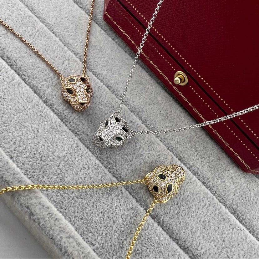 [Limara] PANTHERE FULL DIAMOND NECKLACE
