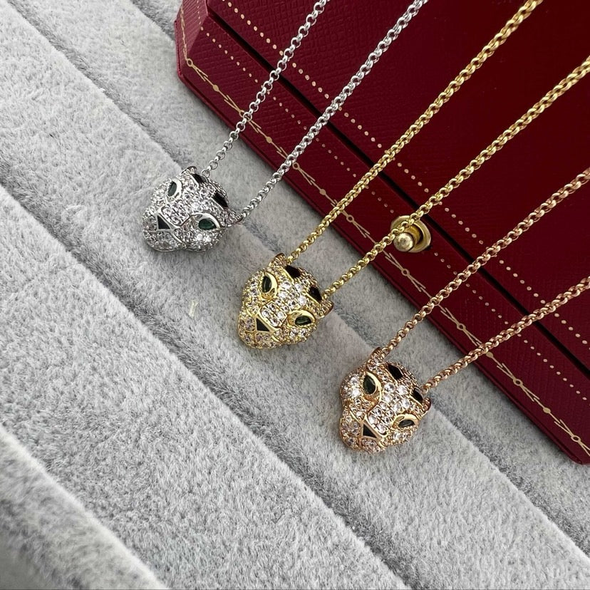 [Limara] PANTHERE FULL DIAMOND NECKLACE