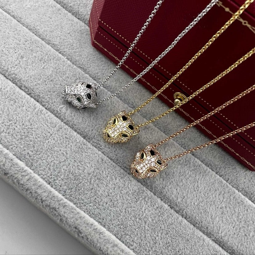 [Limara] PANTHERE FULL DIAMOND NECKLACE