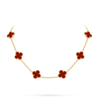 [Limara]CLASSIC LUCKY 10-MOTIF CLOVER NECKLACE GOLD COLLECTION