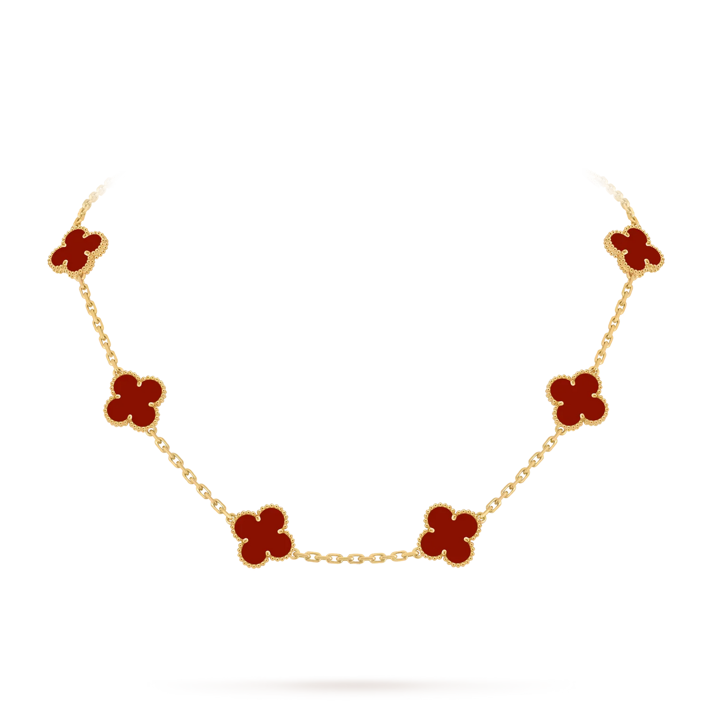 [Limara]CLASSIC LUCKY 10-MOTIF CLOVER NECKLACE GOLD COLLECTION
