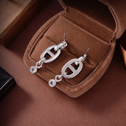 [Limara]HM CHAINE DIAMOND EARRINGS